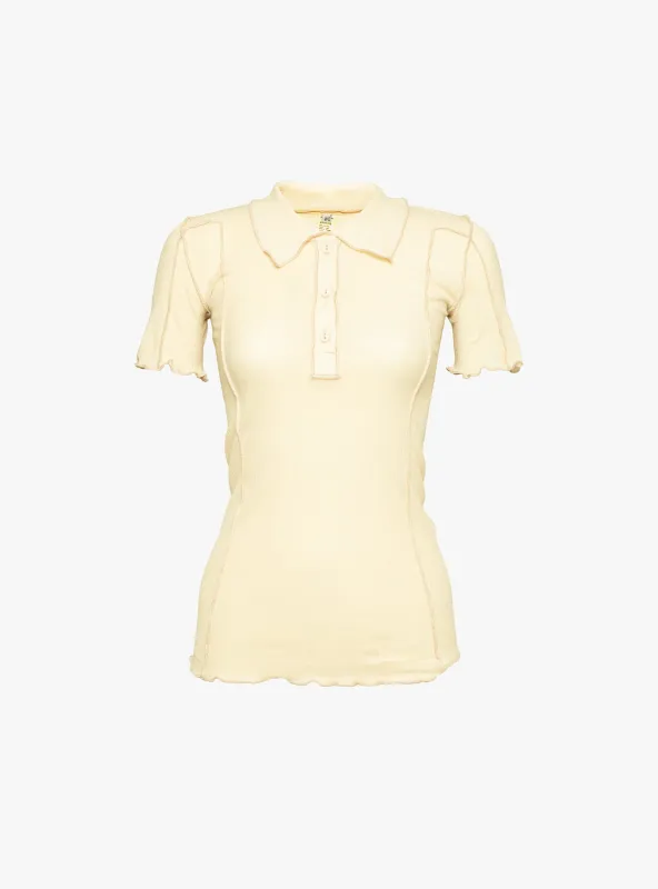 Omato Polo Tee Shirt Off White made by Baserange