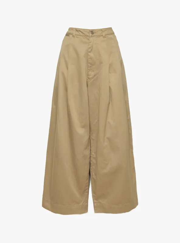 Wide Track Chino Pants Beige made by BEAMS BOY