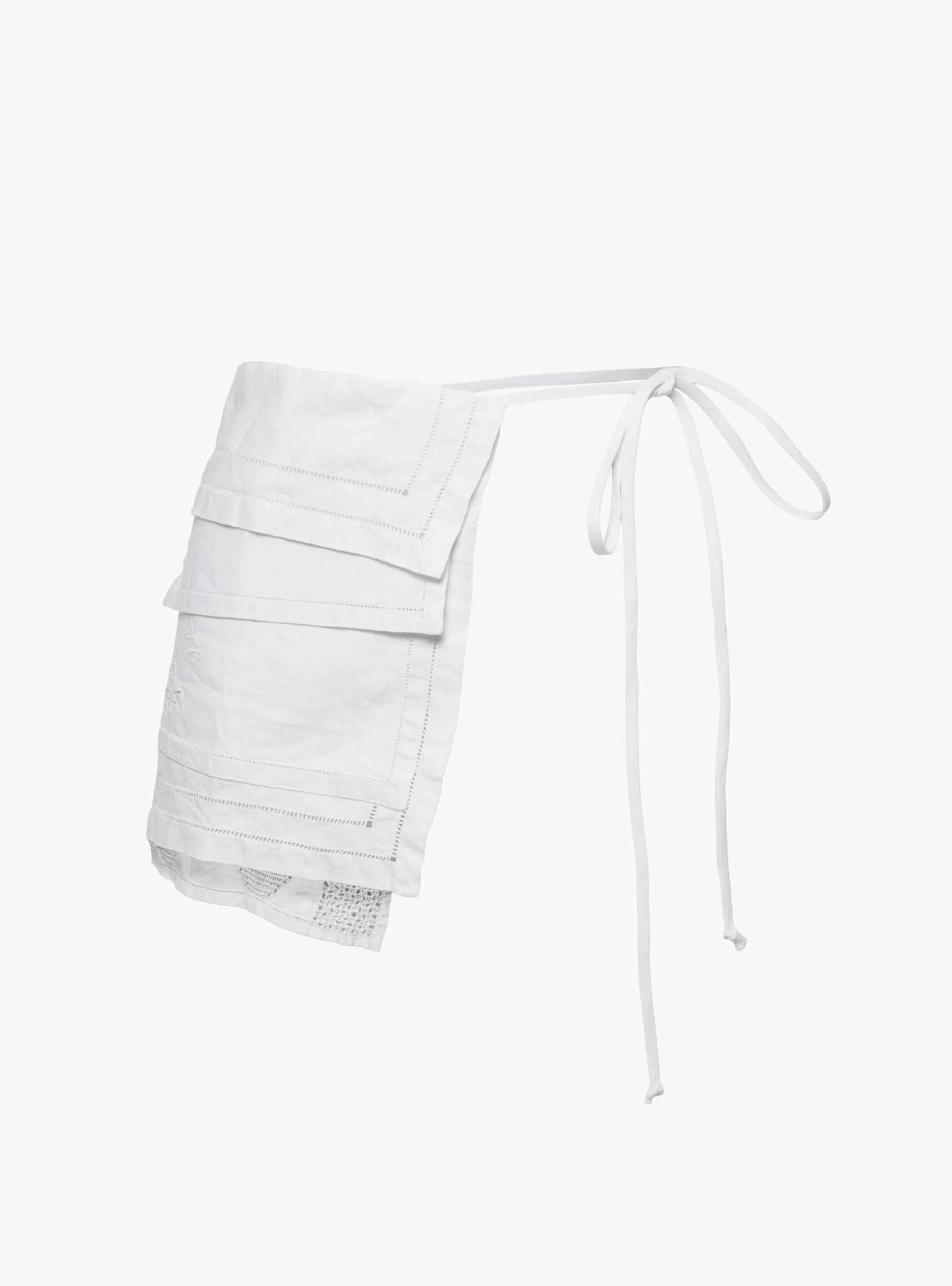 Simple Half Wrap Skirt Undyed sold by Garbstore