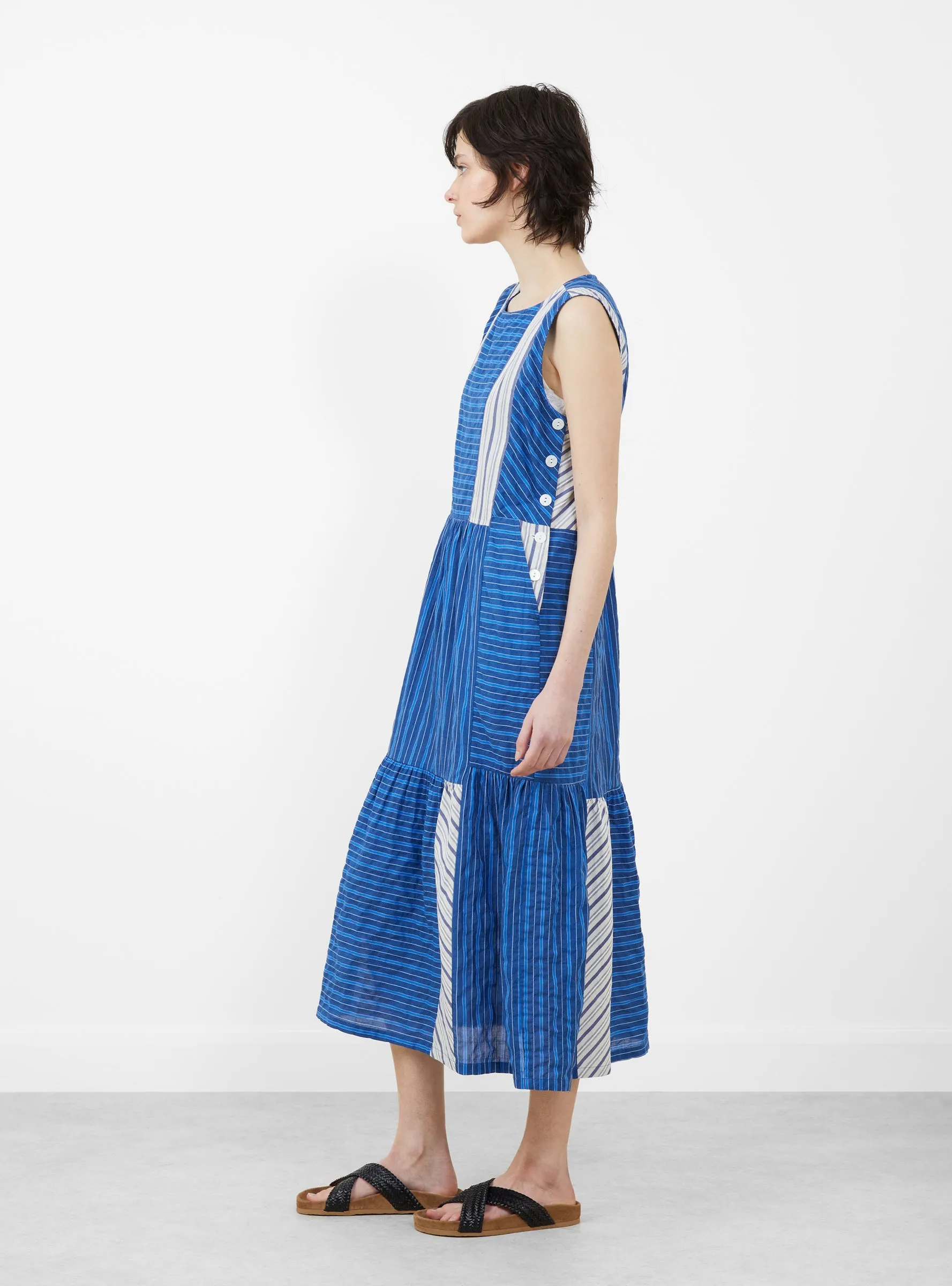 Amee Dress Cobalt Stripe Mix sold by Garbstore product image thumbnail 3