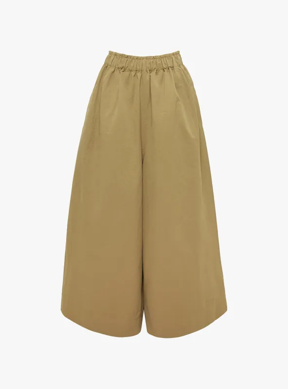 Elastic Culotte Tan Brown made by 7115 by Szeki