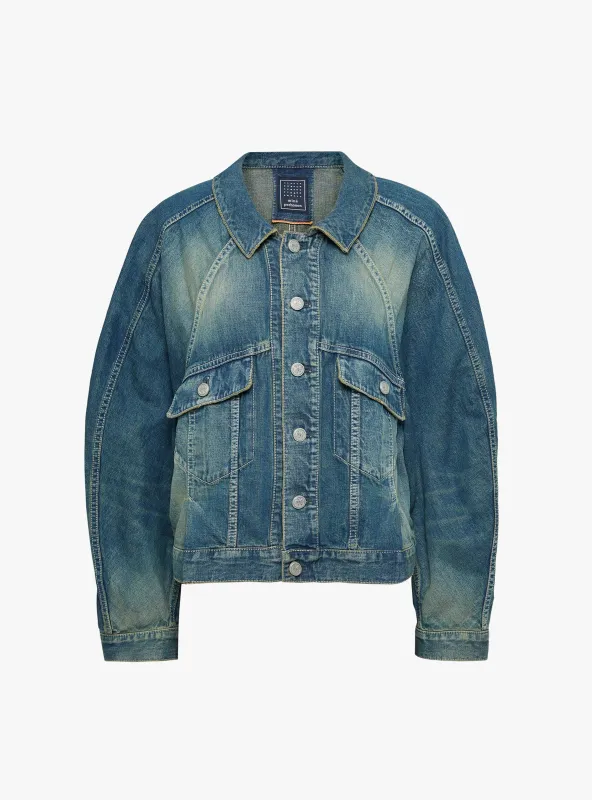 Everyday Denim Jacket Blue made by Garbstore