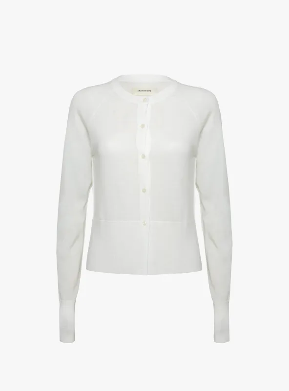 Appointment Cardigan Ecru made by mfpen