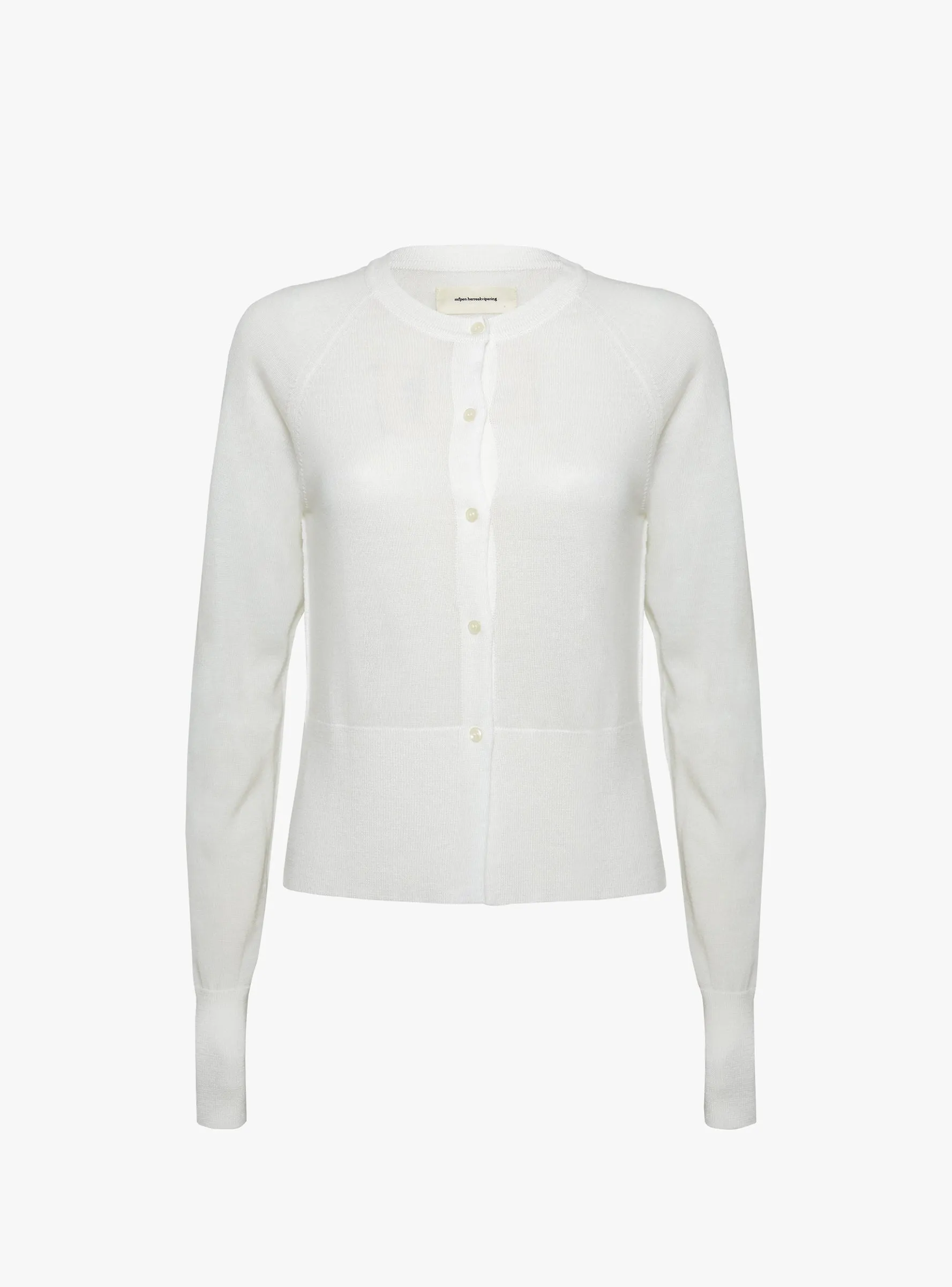 Appointment Cardigan Ecru sold by Garbstore