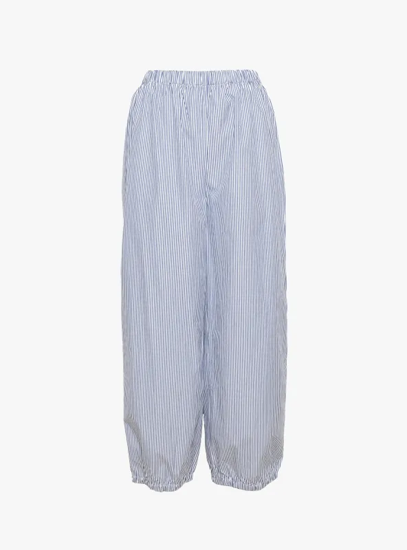 Delos Pants Navy Stripe made by Suzie Kondi