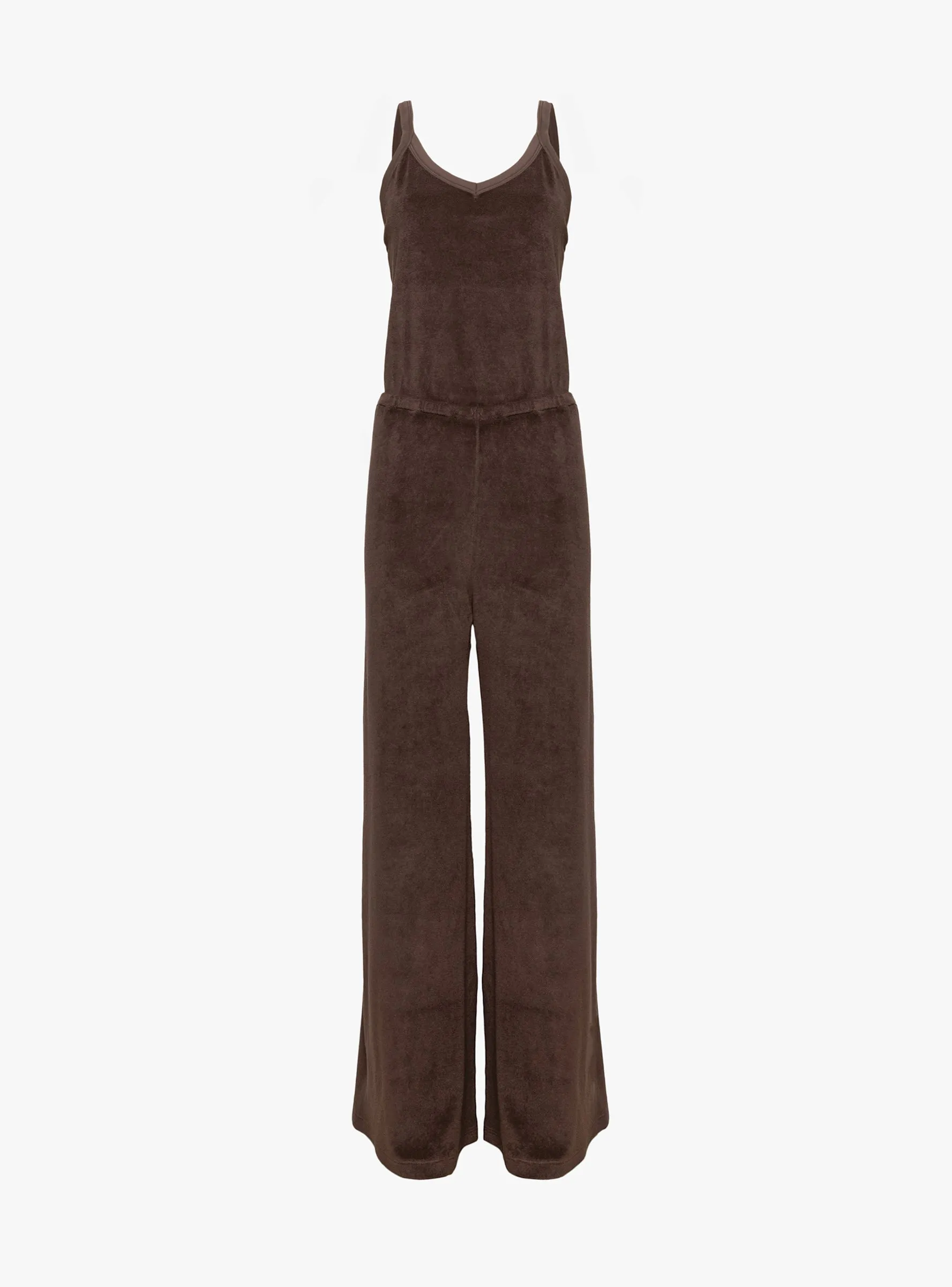 Elma Jumpsuit Truffle sold by Garbstore