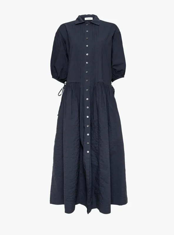 Claire De Lune Dress Navy made by Garbstore