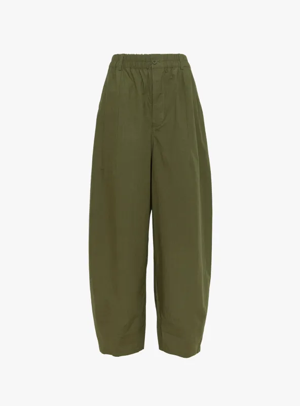 Papery Lantern Trousers Olive made by 7115 by Szeki