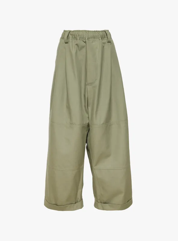 Workwear Drawstring Chino Olive Green made by Meryll Rogge