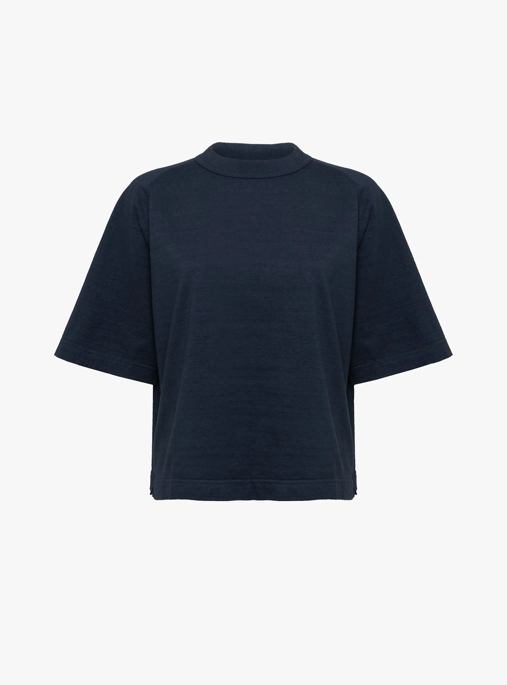 Mahuna Short Sleeve T-Shirt Dark Navy sold by Garbstore