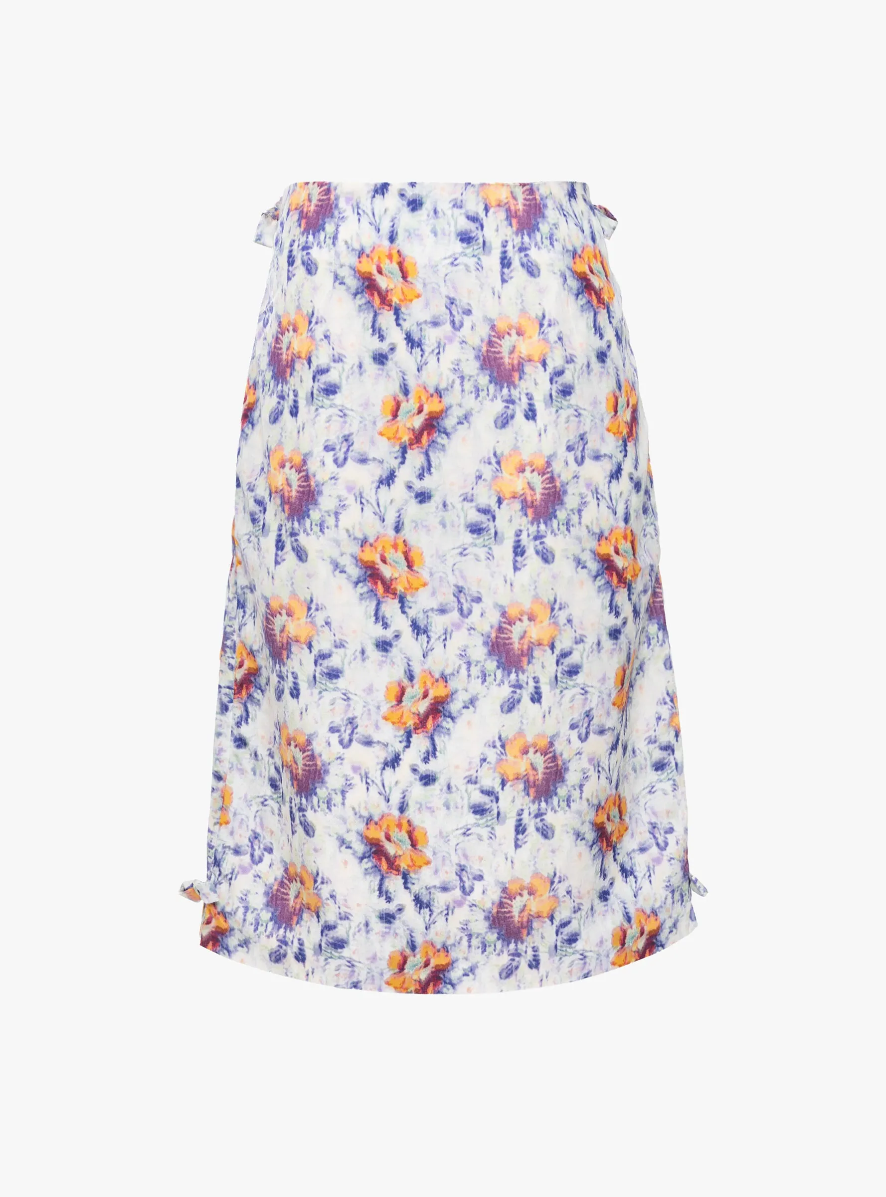 Slip Skirt with Side Bows Purple and Orange sold by Garbstore