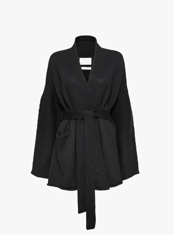 Coto Cardigan Black made by Lauren Manoogian