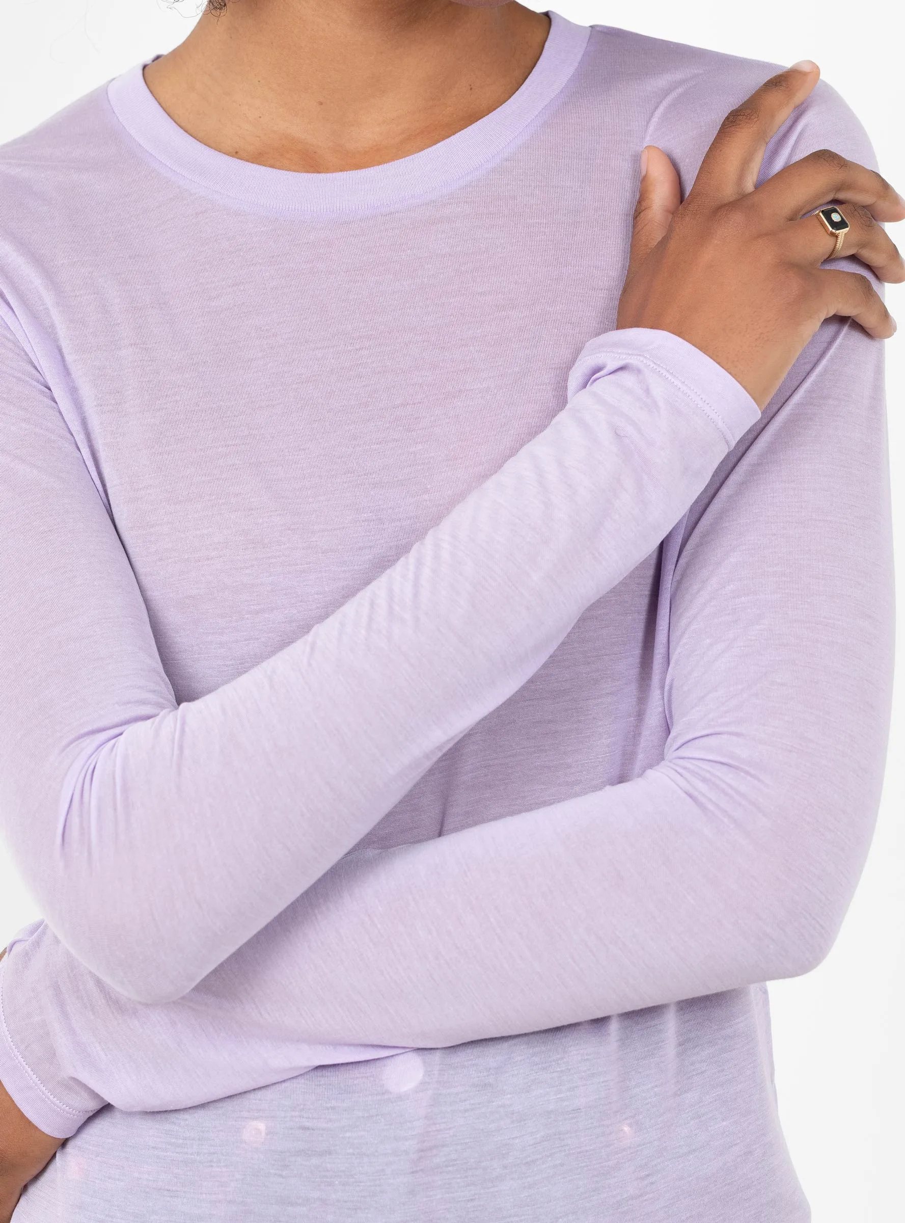 Long Sleeve Tee One Purple sold by Garbstore product image thumbnail 4