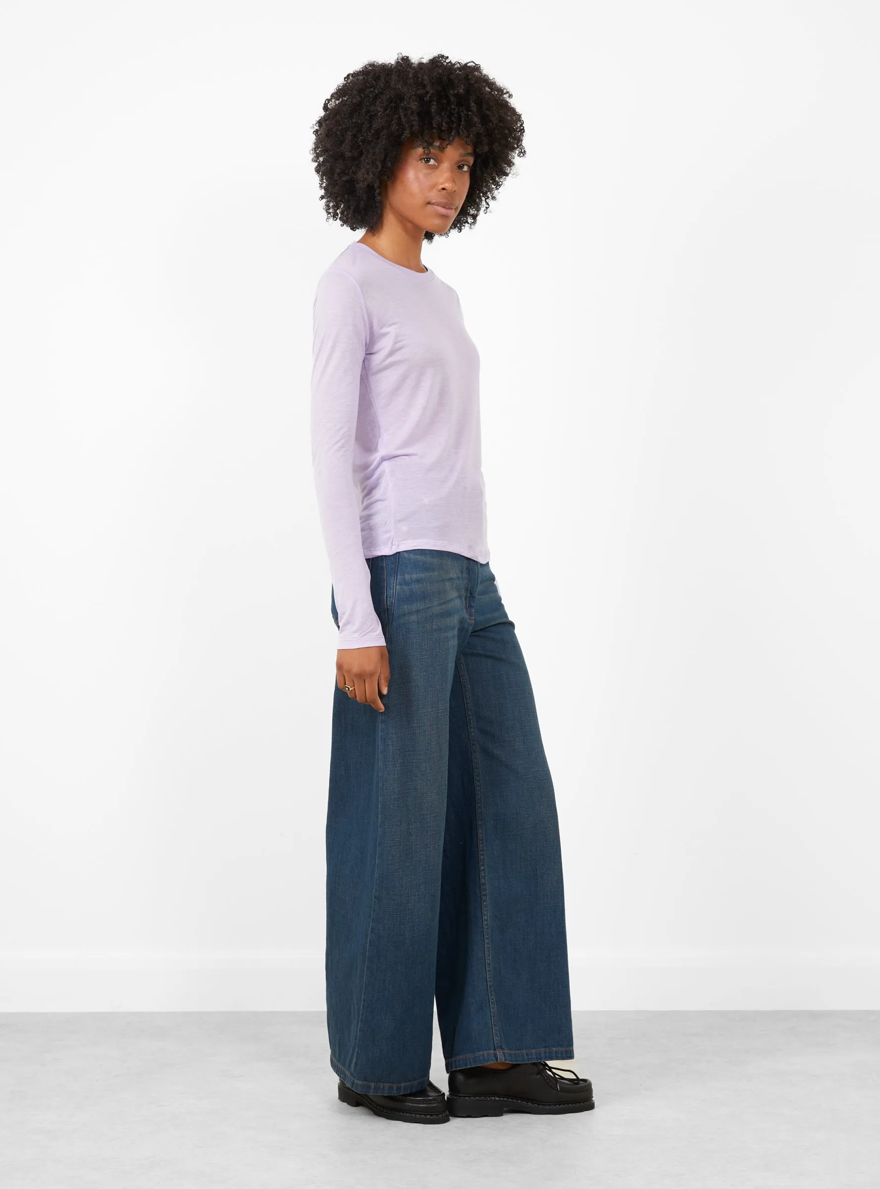 Long Sleeve Tee One Purple sold by Garbstore product image thumbnail 3