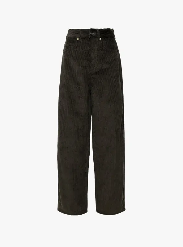 Gunther Trousers Dark Brown made by soeur