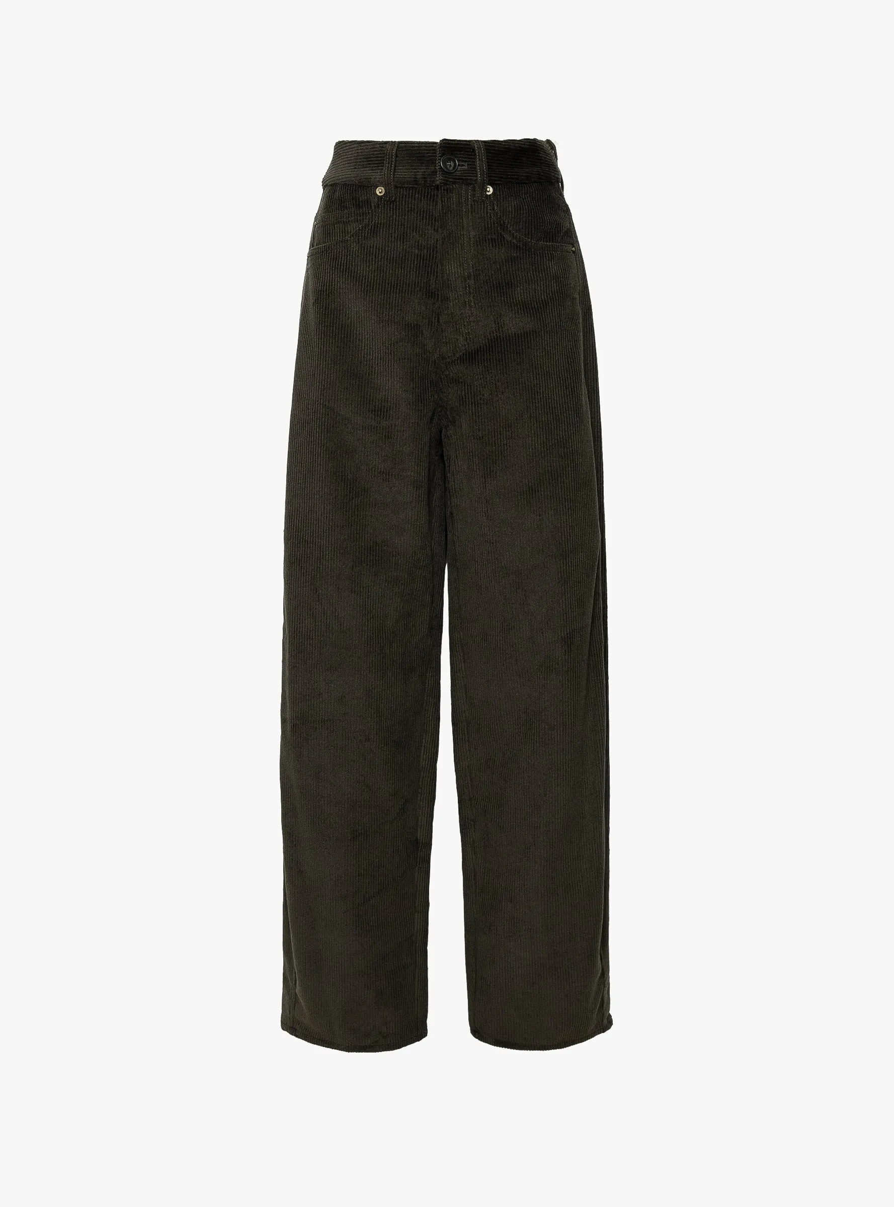 Gunther Trousers Dark Brown sold by Garbstore