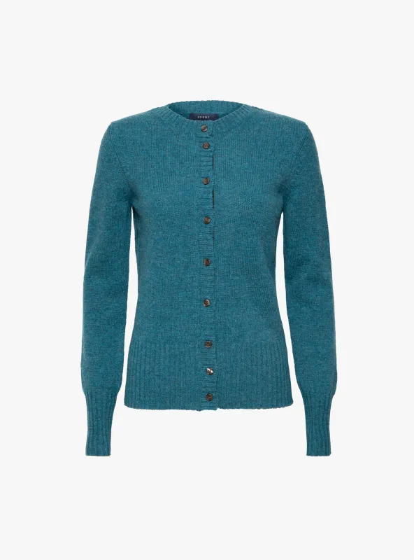 Fugu Cardigan Persian Blue made by soeur