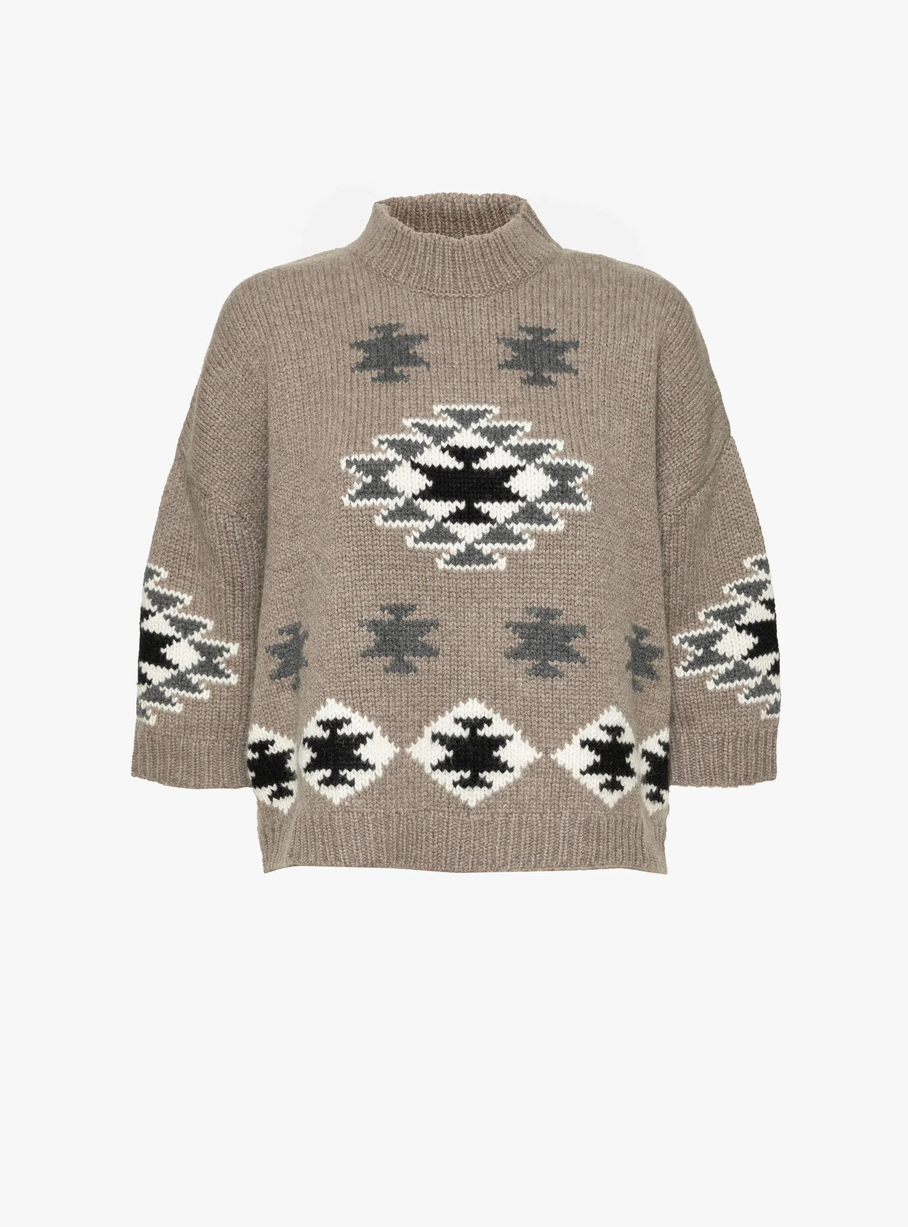 Navajo Cropped Jumper Flannel sold by Garbstore