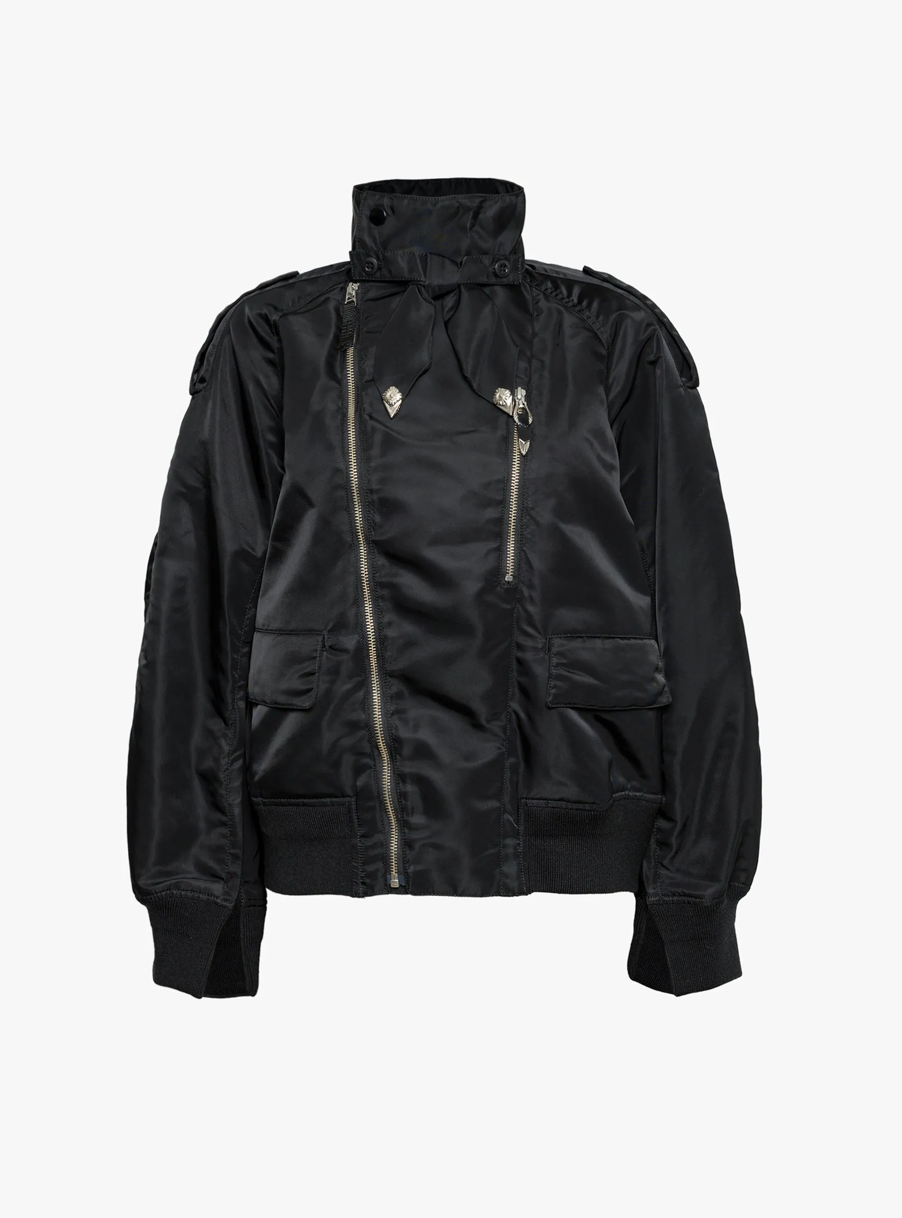 Nylon Twill Blouson Black sold by Garbstore