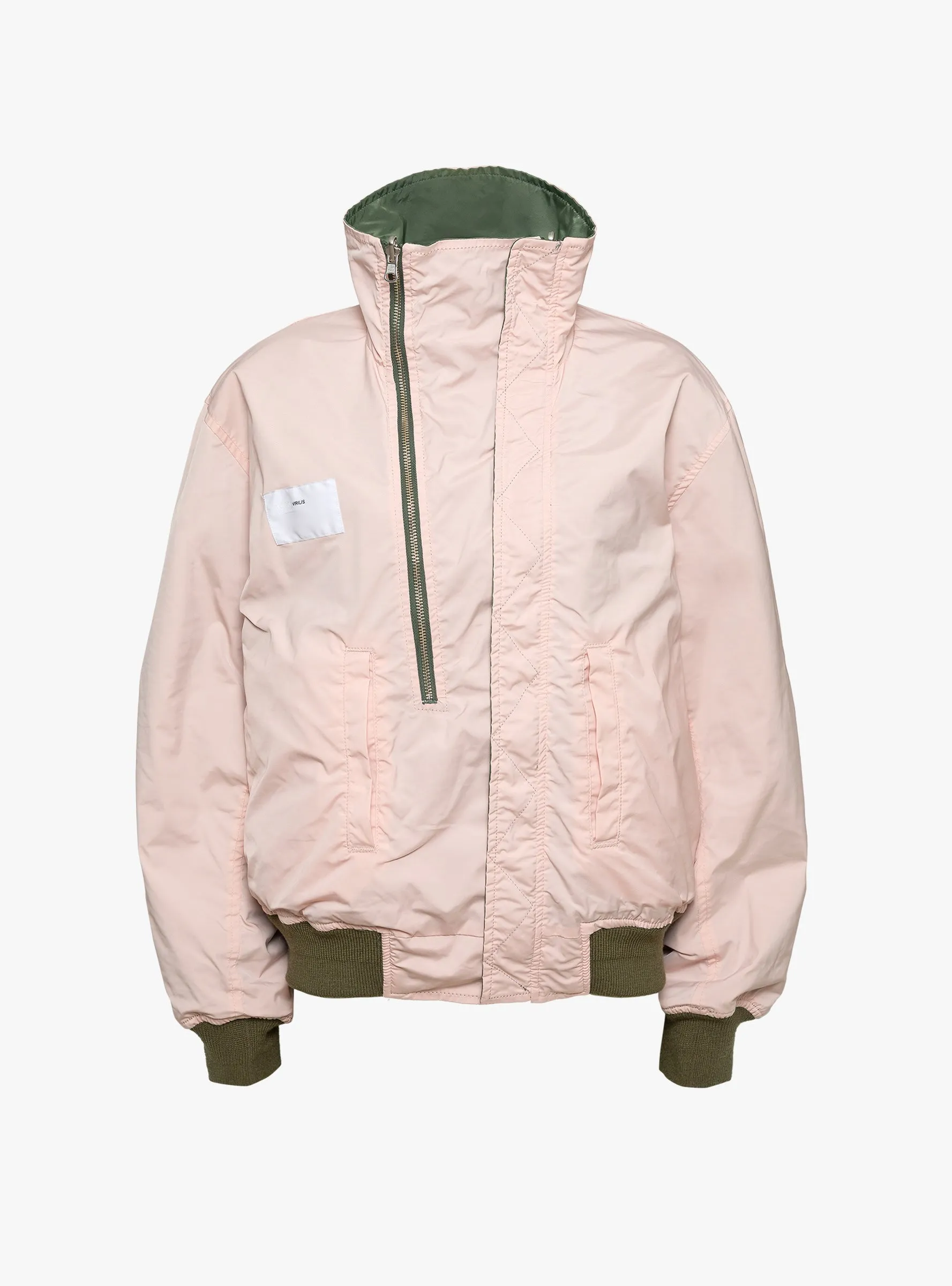 Nylon Twill Reversible Blouson Khaki sold by Garbstore product image thumbnail 2