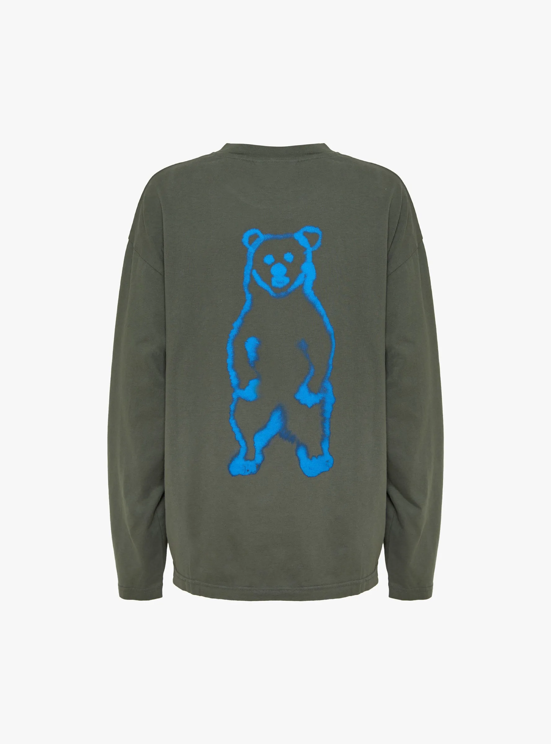 Standing Bears Long Sleeve T-Shirt Green sold by Garbstore product image thumbnail 2
