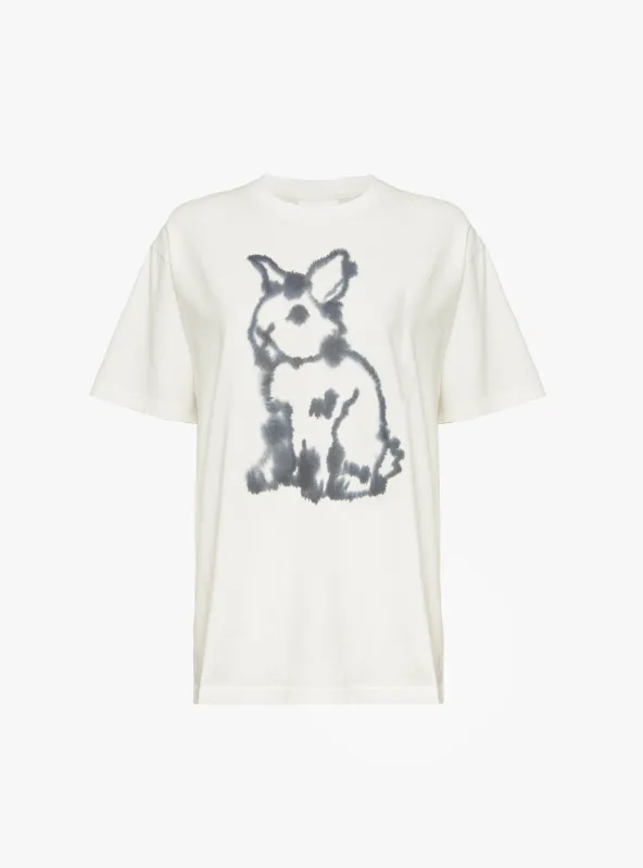 Rabbit Wolf T-Shirt Off White made by Garbstore