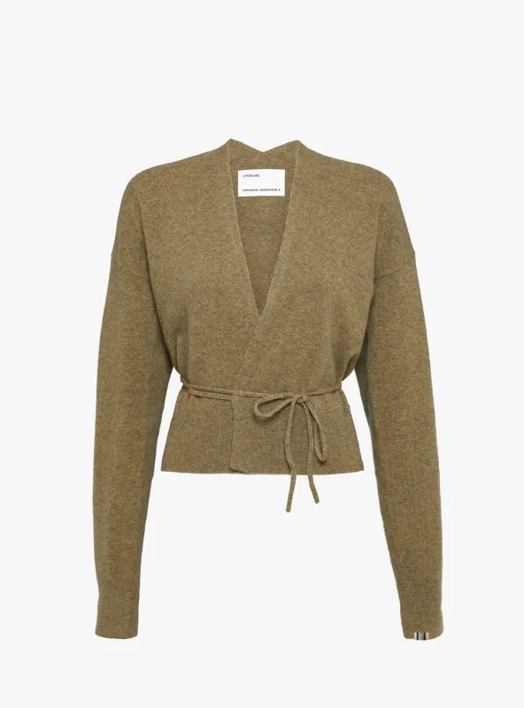 No 516 Ella Cardigan Hunter made by extreme cashmere