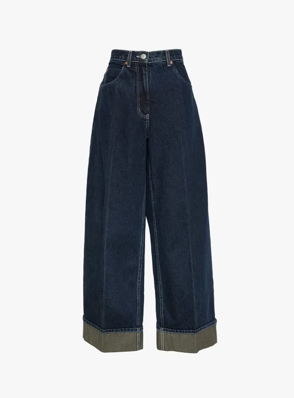 Cartella Jean Indigo made by Rachel Comey