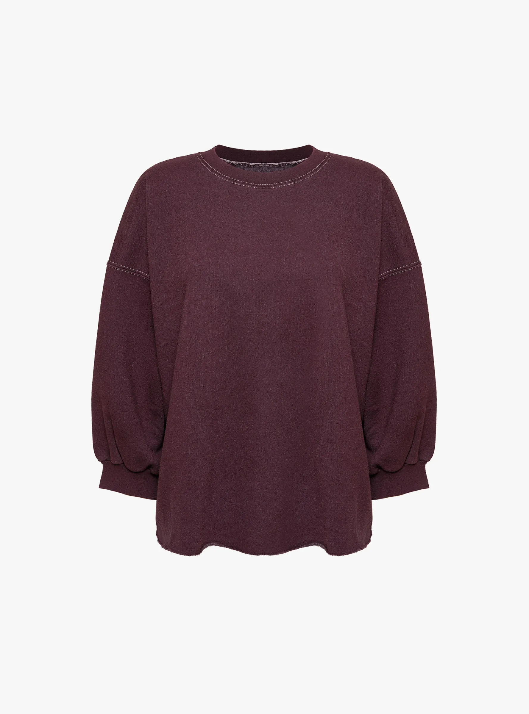 Fond Sweatshirt Plum sold by Garbstore
