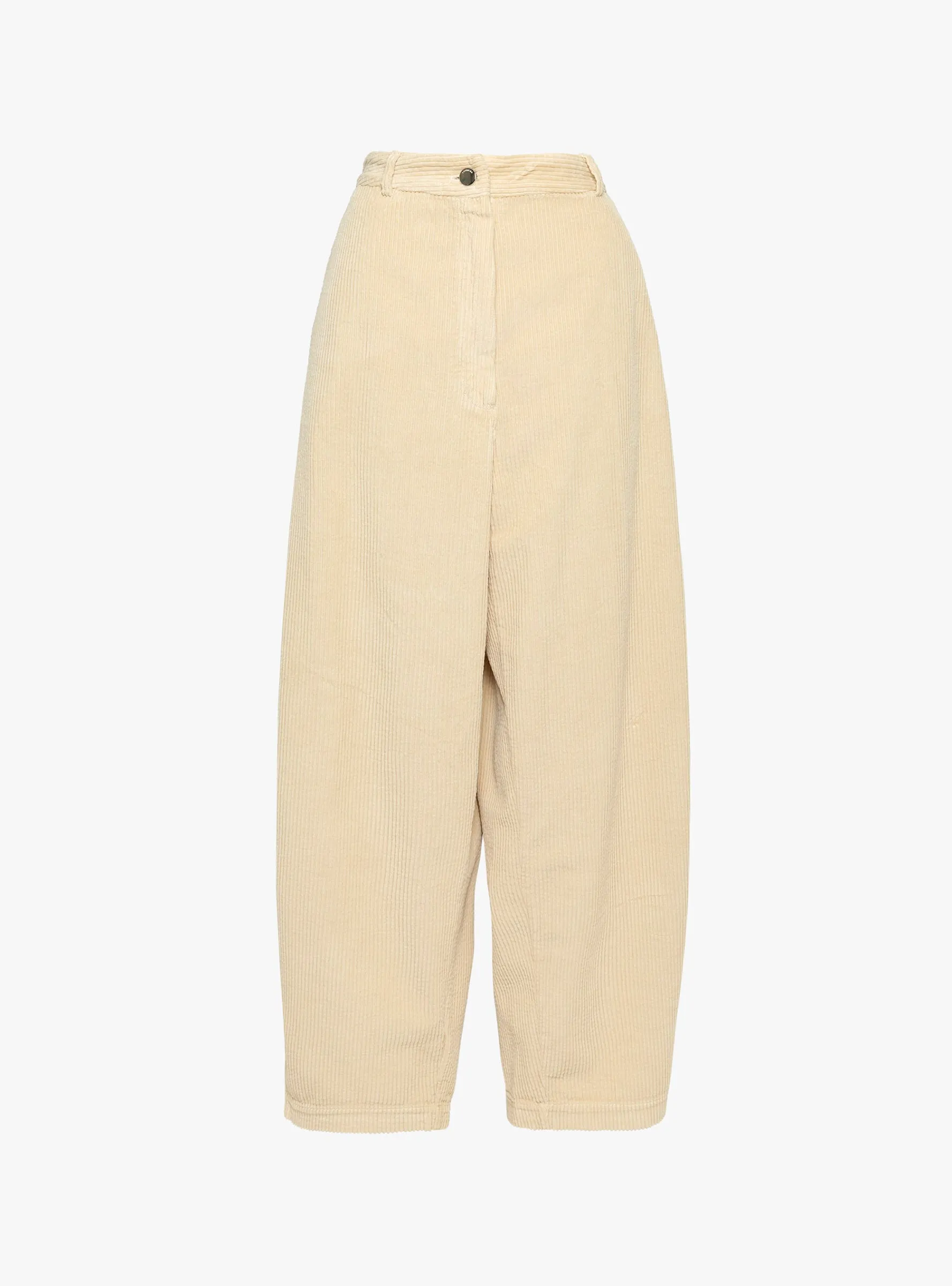 Corduroy Curved Pants Angora sold by Garbstore
