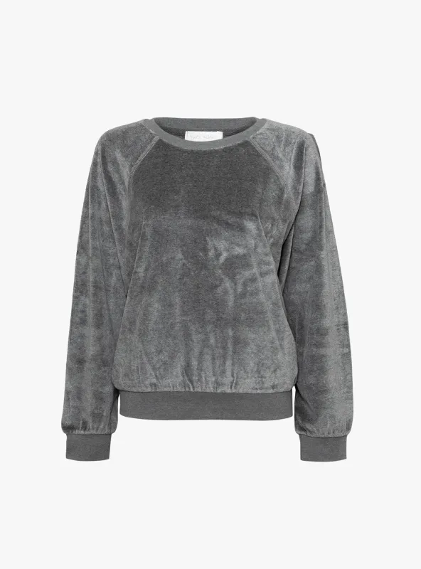 Samos Sweatshirt Charcoal Heather made by Suzie Kondi