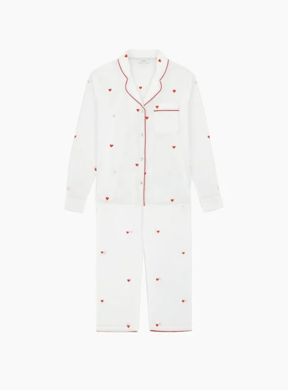 Thelma Red Hearts Pjs made by Garbstore