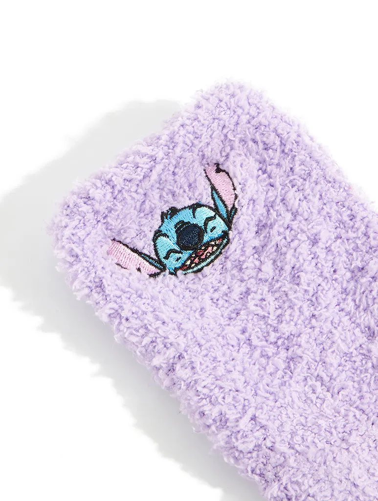 Stitch Fluffy Socks sold by Custard London product image thumbnail 2