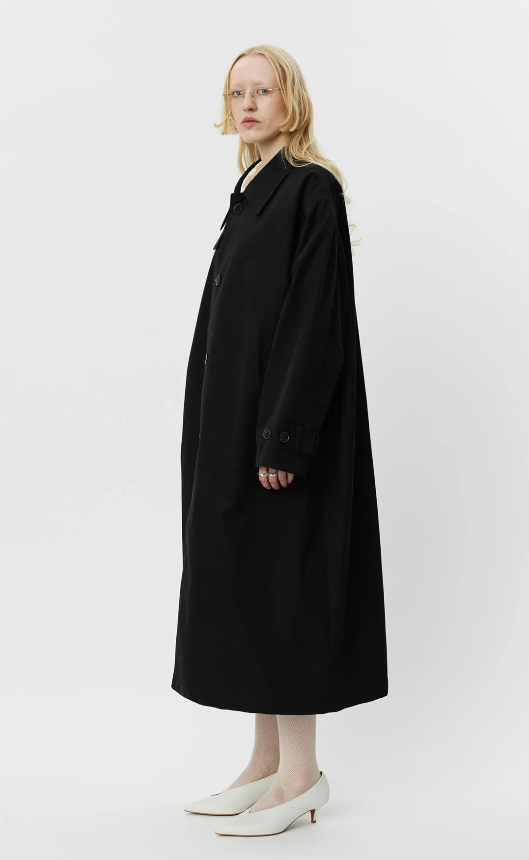 Venture Coat - Black Gabardine sold by mfpen Mens product image thumbnail 2