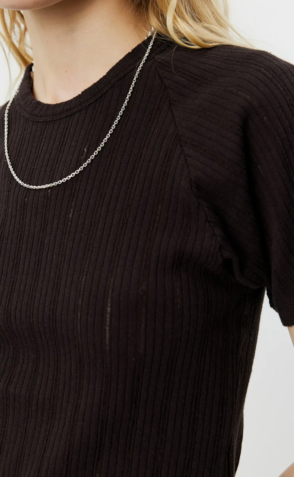 Raglan Tee - Brown Rib sold by mfpen Mens product image thumbnail 5