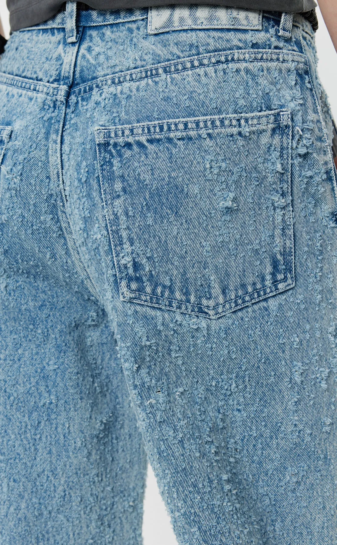 Twisted Seam Jeans - Light Blue Punch Out sold by mfpen Mens product image thumbnail 4