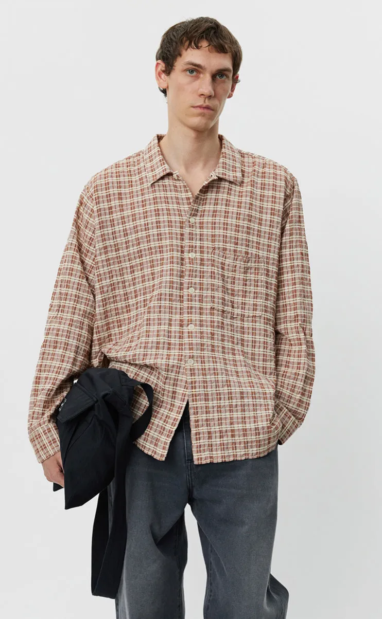 Mechanic Shirt - Rusty Check sold by mfpen Mens