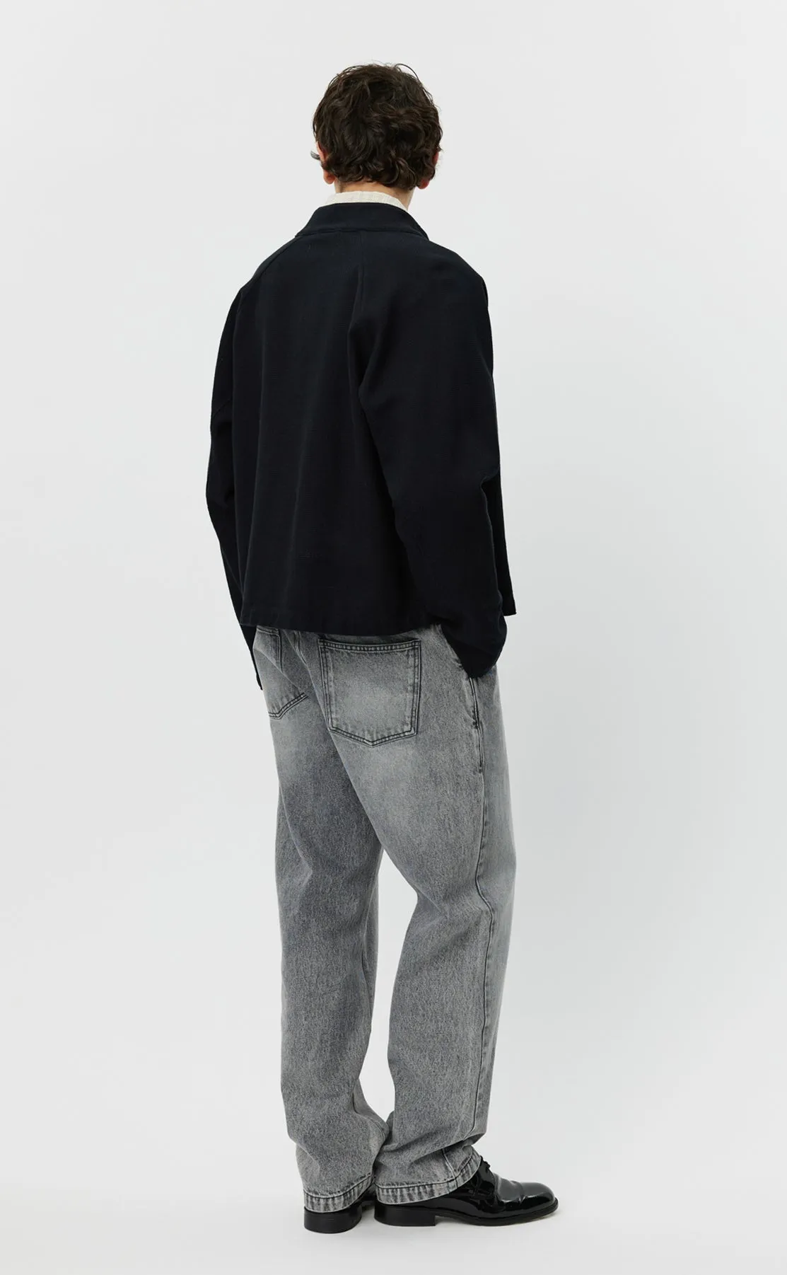 Leisure Woven Zip Up - Black sold by mfpen Mens product image thumbnail 4