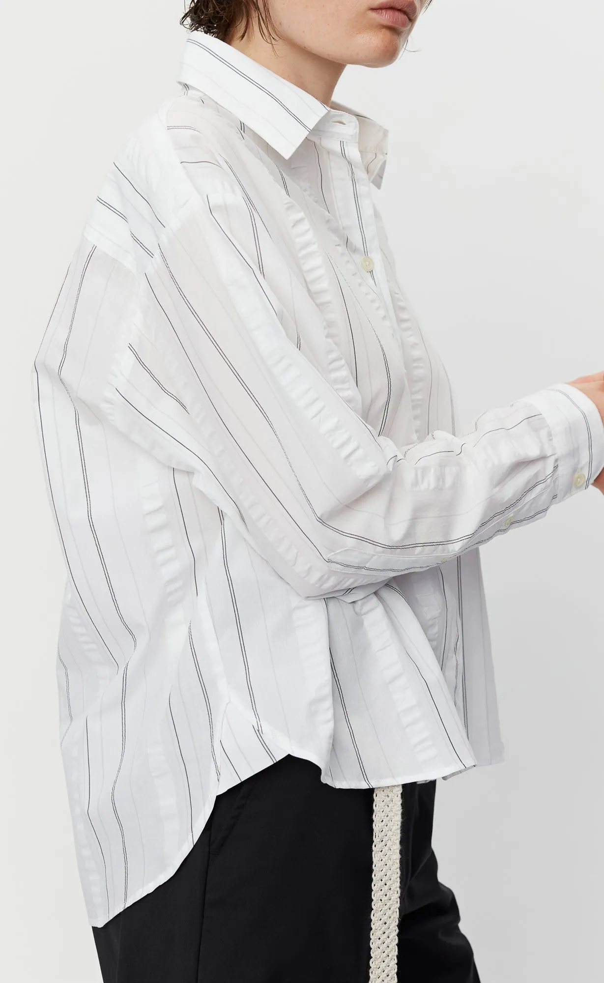 Exec Shirt - White Stripe sold by mfpen Mens product image thumbnail 5