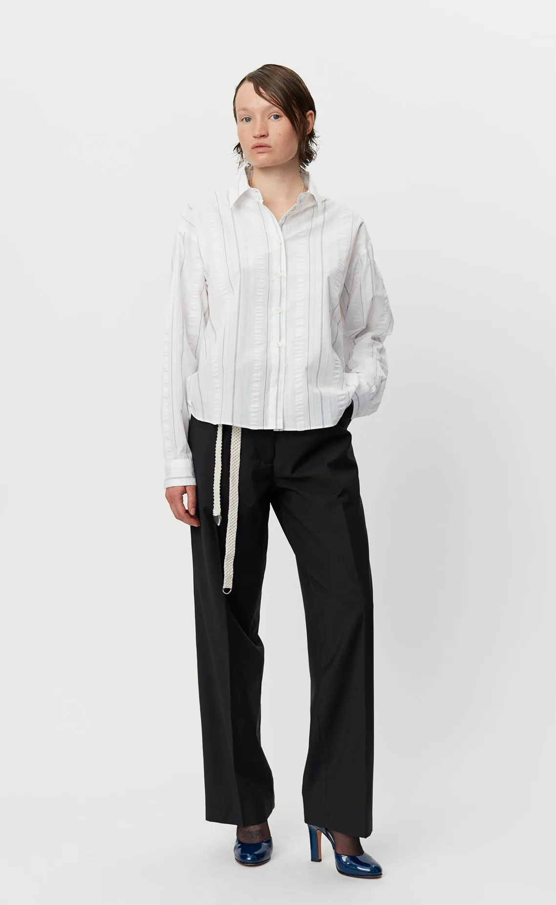 Exec Shirt - White Stripe sold by mfpen Mens product image thumbnail 2