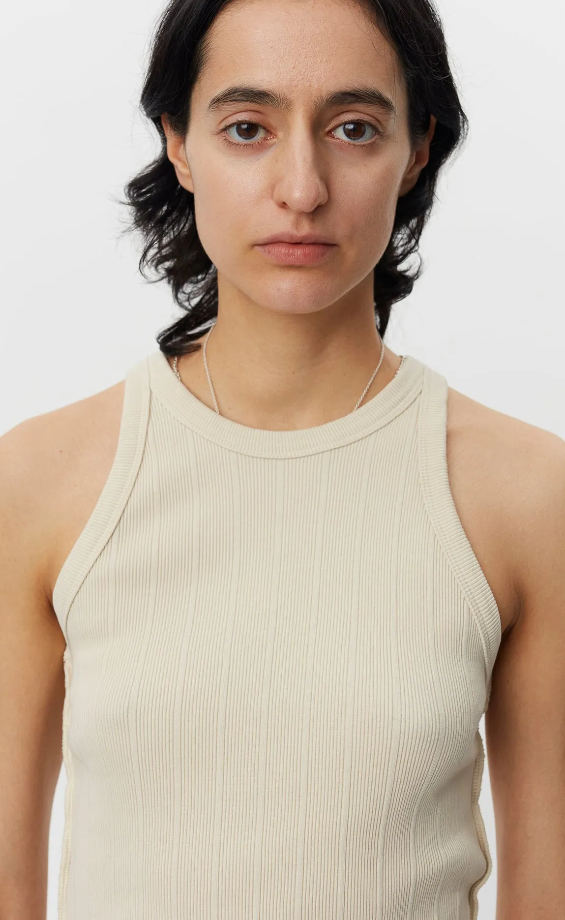 Tank Top - Ecru sold by mfpen Mens product image thumbnail 5