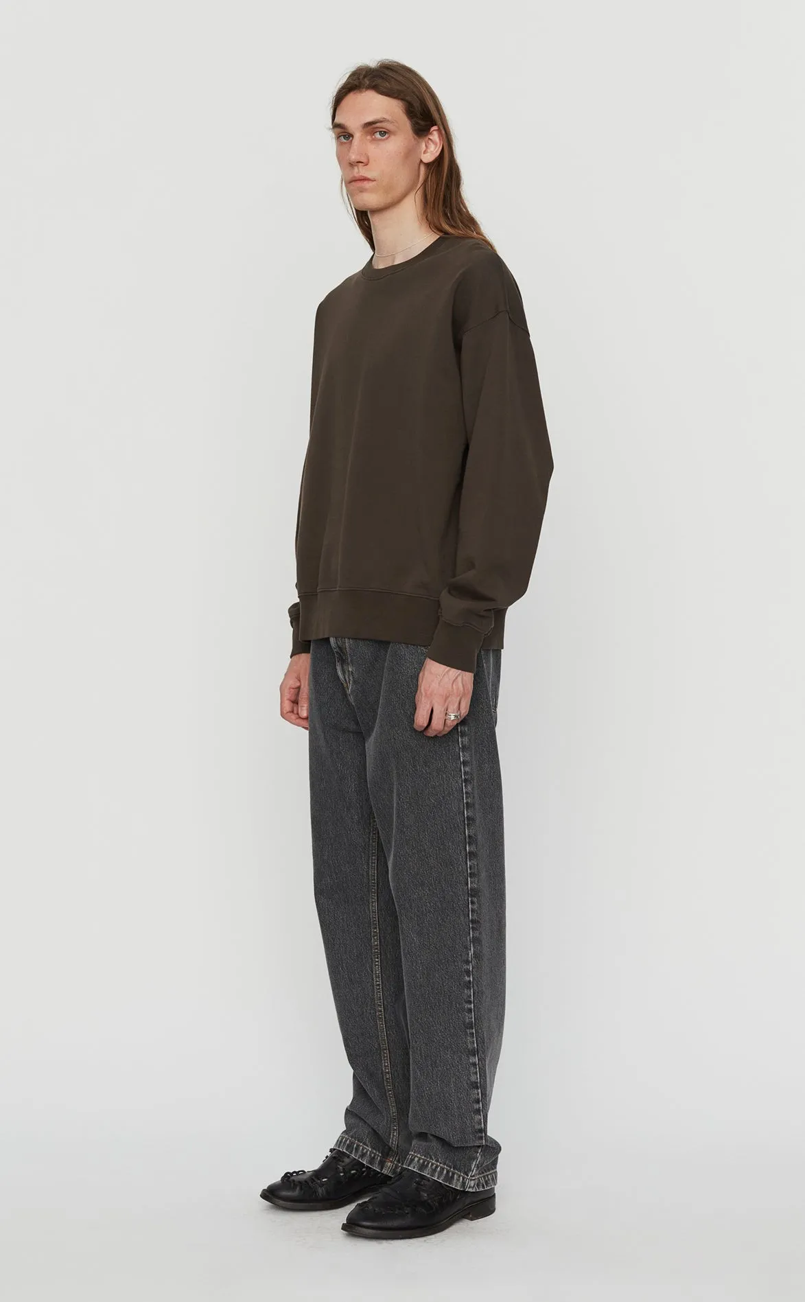 Standard Crewneck - Dark Brown sold by mfpen Mens product image thumbnail 2