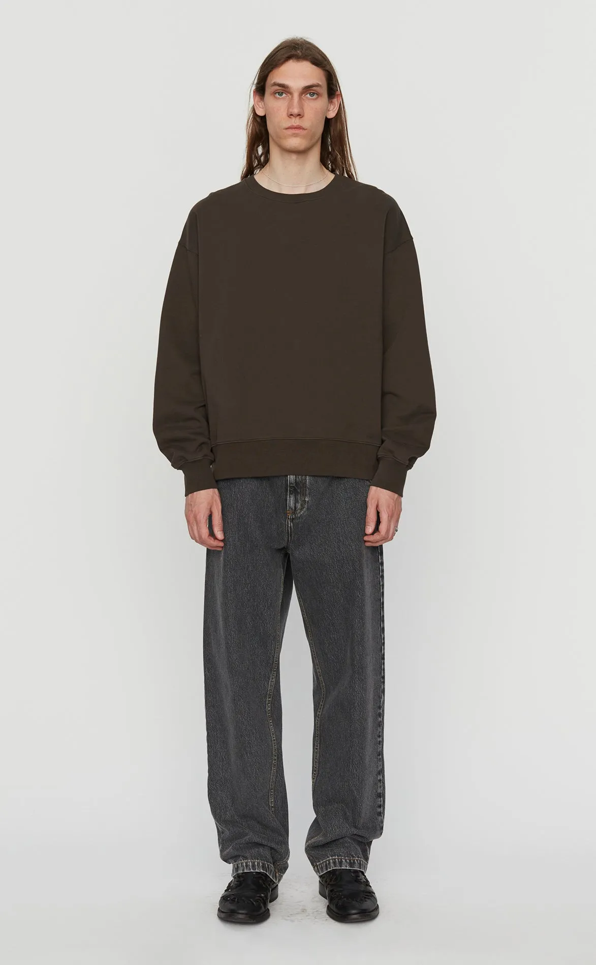 Standard Crewneck - Dark Brown sold by mfpen Mens