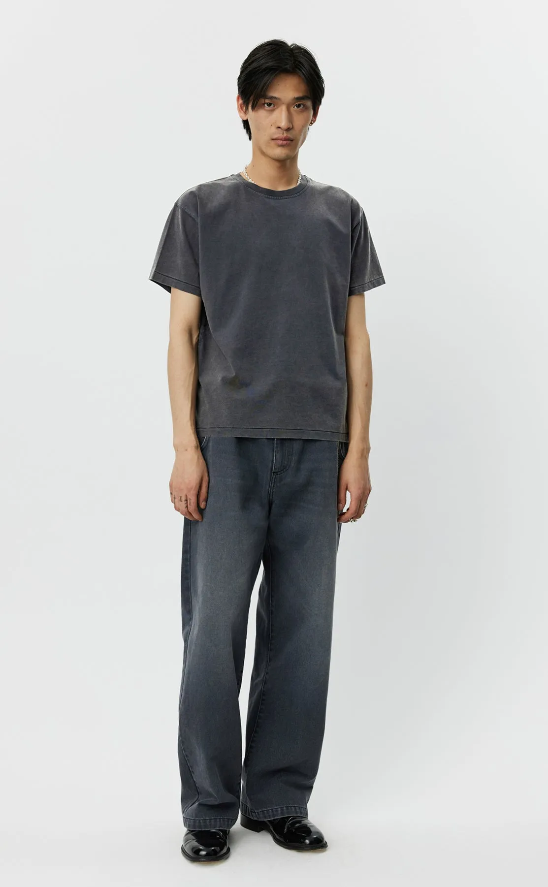 New Tee - Washed Graphite sold by mfpen Mens