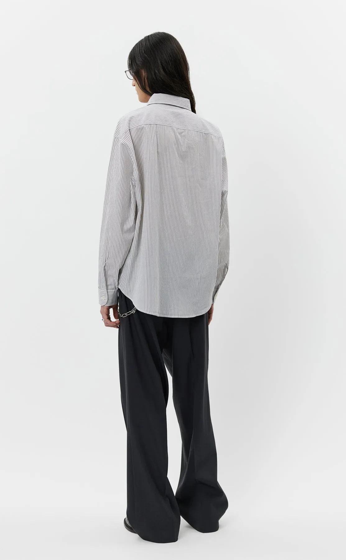 Exact Shirt - Brown Banker Stripe sold by mfpen Mens product image thumbnail 3