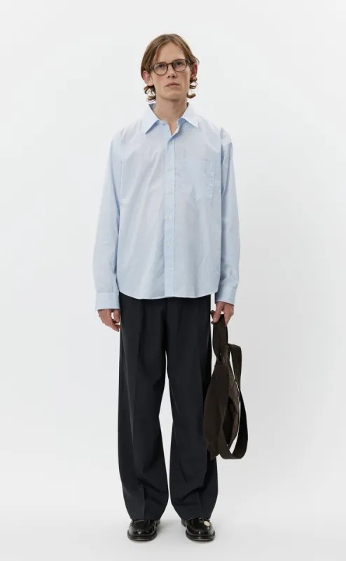 Executive Shirt - Light Blue Stripe sold by mfpen Mens