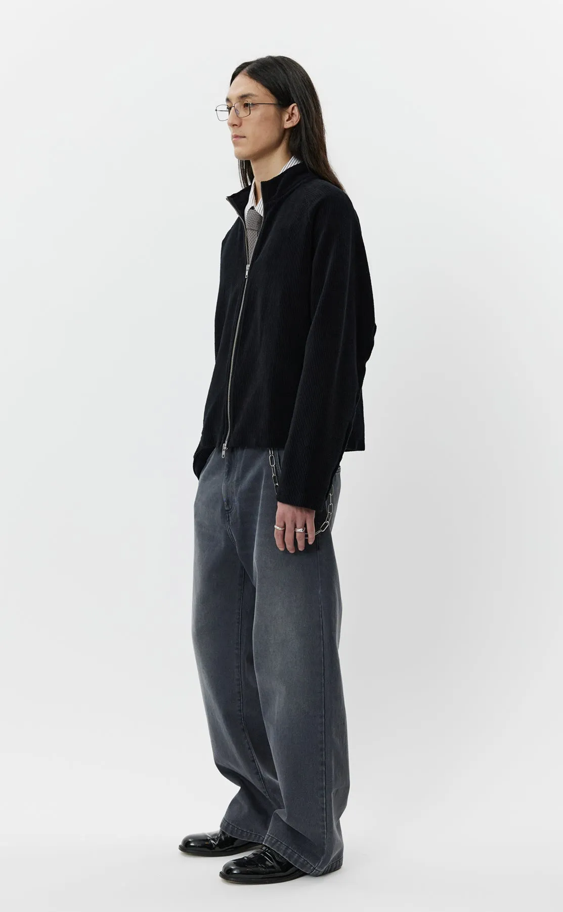 Leisure Zip Up - Black sold by mfpen Mens product image thumbnail 3