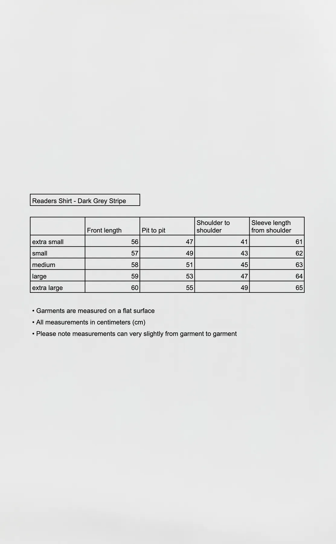 Readers Shirt - Dark Grey Stripe sold by mfpen Mens product image thumbnail 5