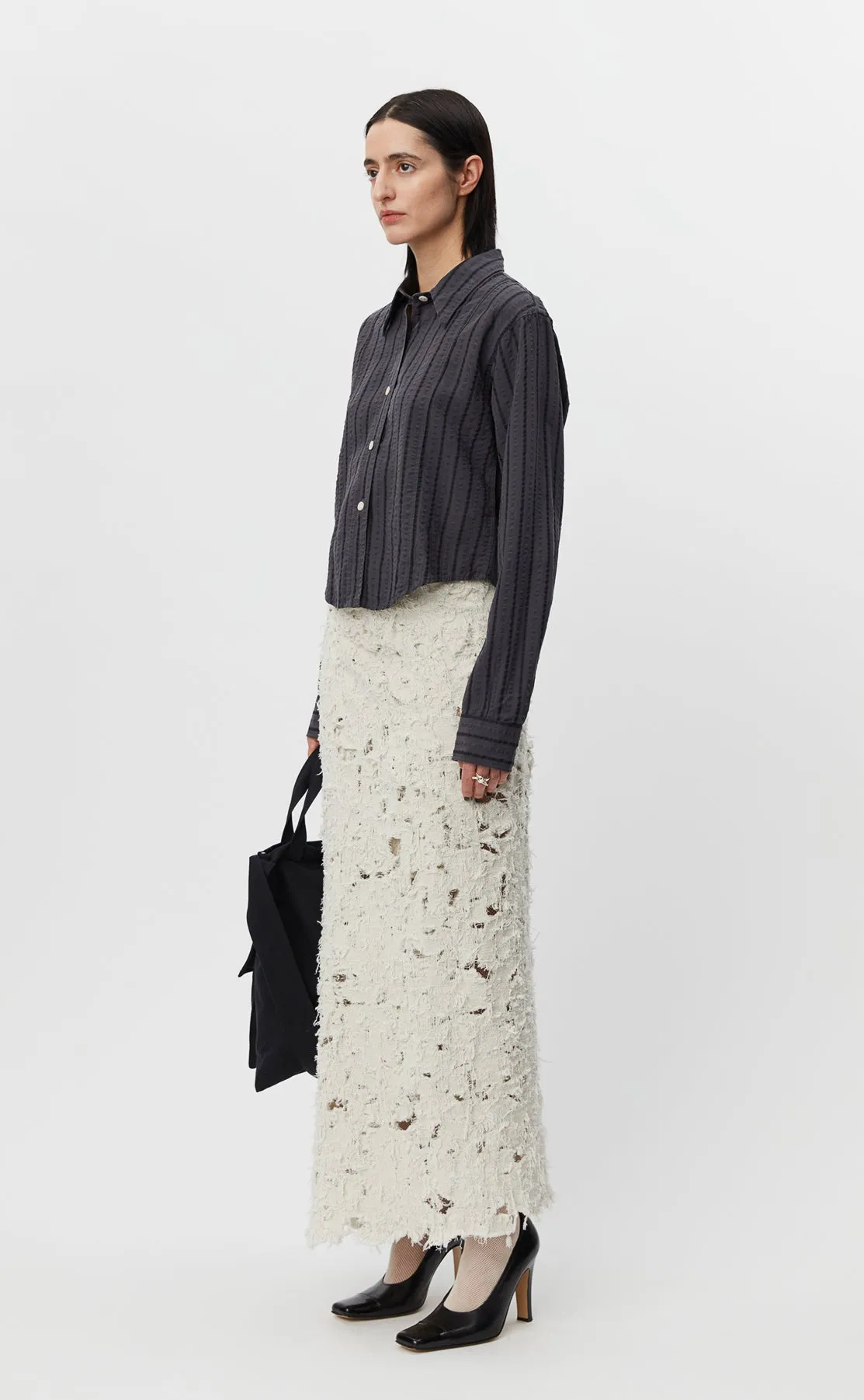 Readers Shirt - Dark Grey Stripe sold by mfpen Mens product image thumbnail 2