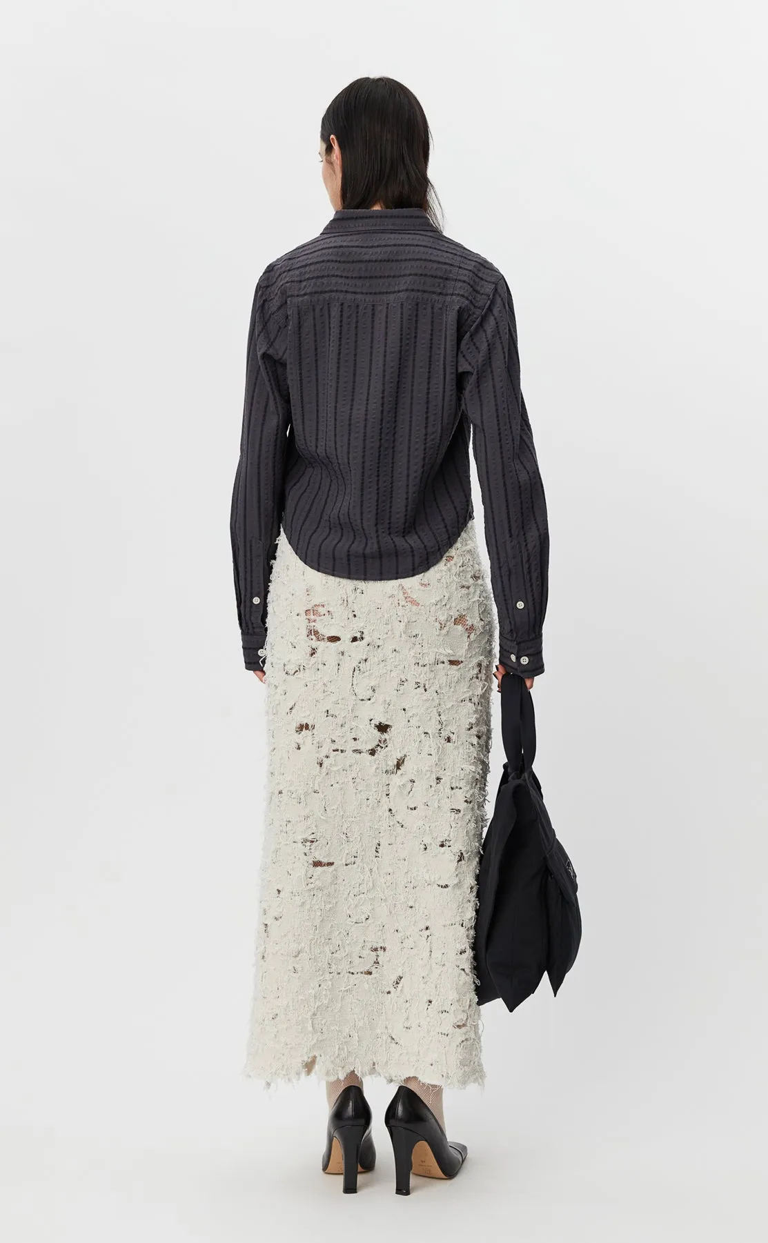 Readers Shirt - Dark Grey Stripe sold by mfpen Mens product image thumbnail 3